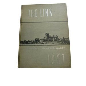 1937 Vintage Yearbook The Link Stevens Institute Technology Hoboken NJ 34689